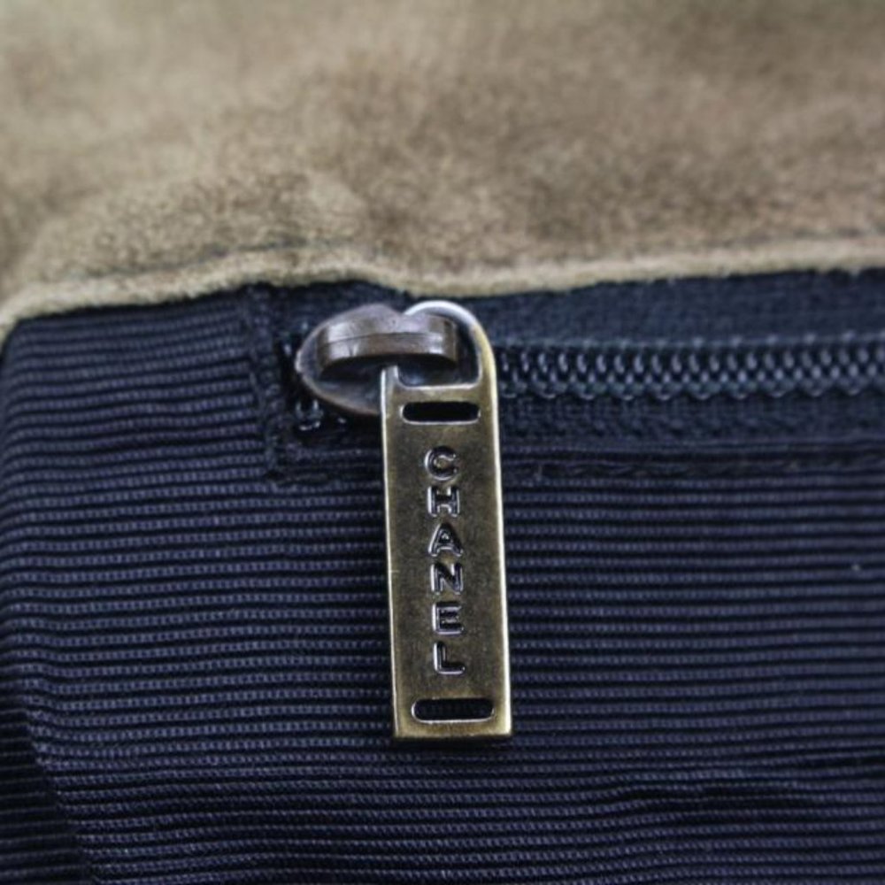 Chanel Light Brown Suede Patchwork Messenger Shop… - image 7